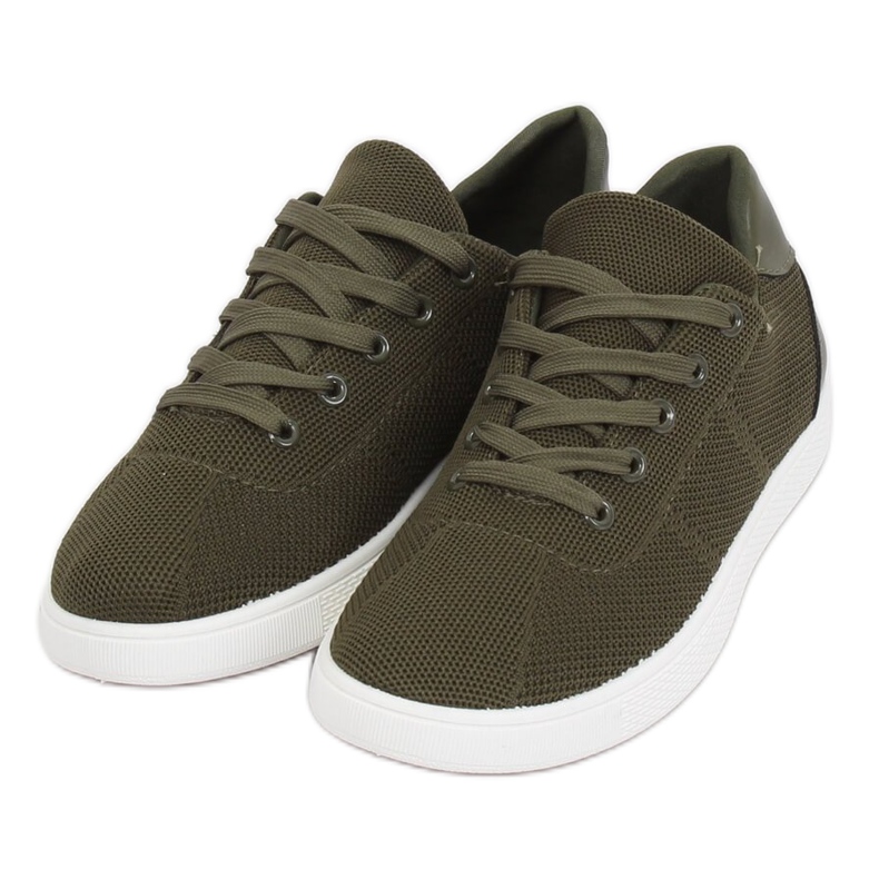 Zapatillas de mujer verde 7062-Y DK.GREEN