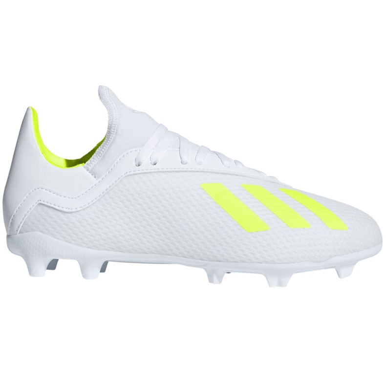 Botas de fútbol adidas X 18.3 Fg Jr BB9372 multicolor blanco Botas de fútbol adidas X 18.3 Fg Jr BB9372 multicolor blanco