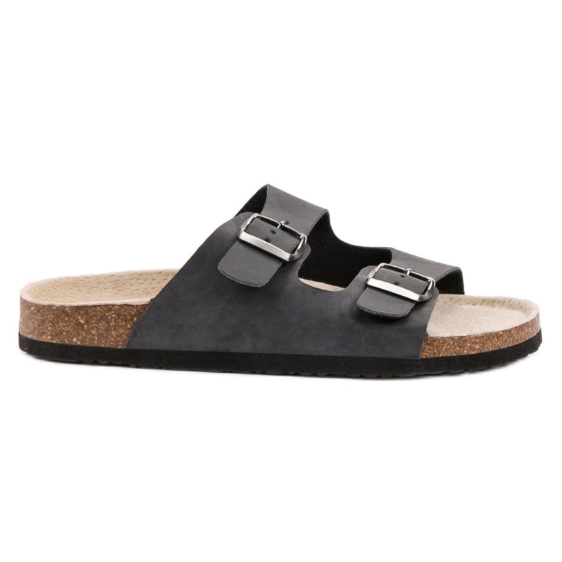 Pantuflas cómodas para mujer negro Pantuflas cómodas para mujer negro