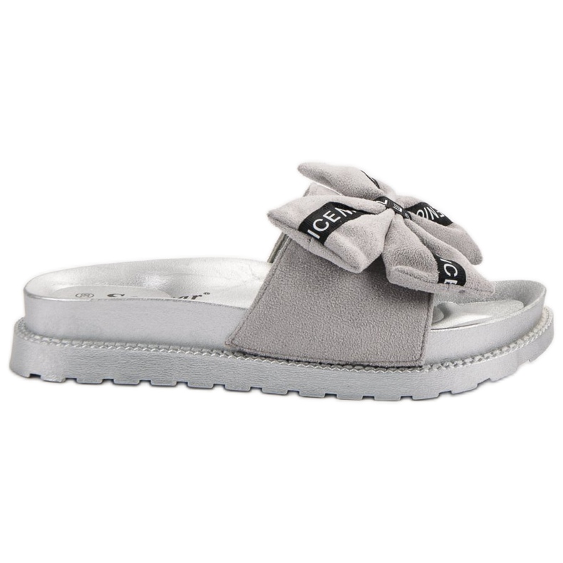 Seastar Pantuflas de gamuza para mujer gris