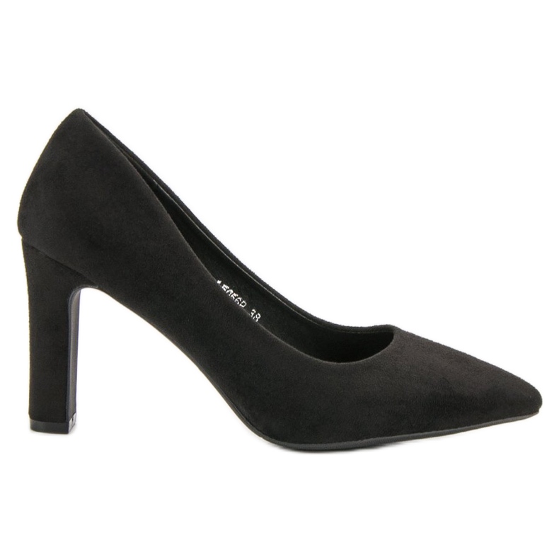 Seastar Zapatos de tacón de gamuza clásicos negro
