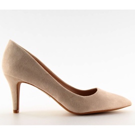 Bombas en un tacón de aguja 539 Beige II-GAT