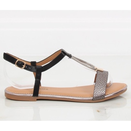 Sandalias de mujer negras WL014 Negra negro