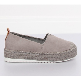 Alpargatas en el alto gris gris BL247 gris II-GAT