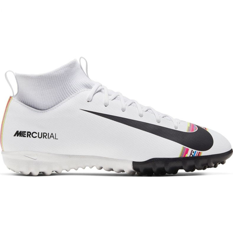 Zapatillas de fútbol Nike Mercurial Superfly X 6 Academy Tf Jr AJ3112-109 multicolor blanco Zapatillas de fútbol Nike Mercurial Superfly X 6 Academy Tf Jr AJ3112-109 multicolor blanco