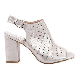 Sandalias VINCEZA con chorros gris