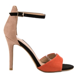Seastar Sandalias de tacón alto multicolor