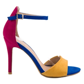 Seastar Sandalias de tacón alto multicolor