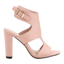 Seastar Sandalias de gamuza elegantes rosa