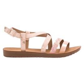Sandalias planas VINCEZA rosa