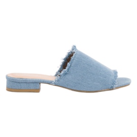 Small Swan Zapatillas de mezclilla azul