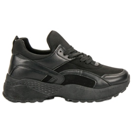 Zapatillas sin cordones negro