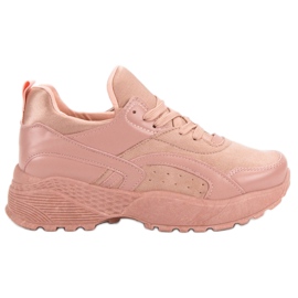 Zapatillas sin cordones rosa