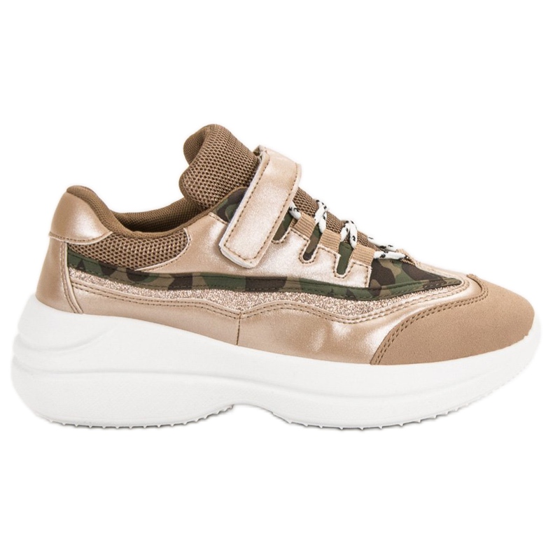 Zapatillas de deporte beige de moda Zapatillas de deporte beige de moda