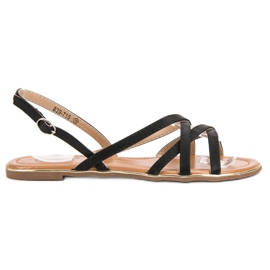 Cm Paris Sandalias negras negro