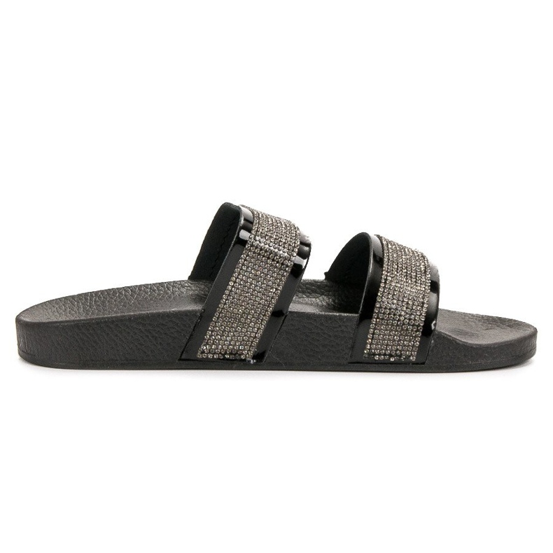 Seastar Pantuflas Negras Con Cristales negro Seastar Pantuflas Negras Con Cristales negro