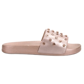 Pantuflas cómodas para mujer rosa