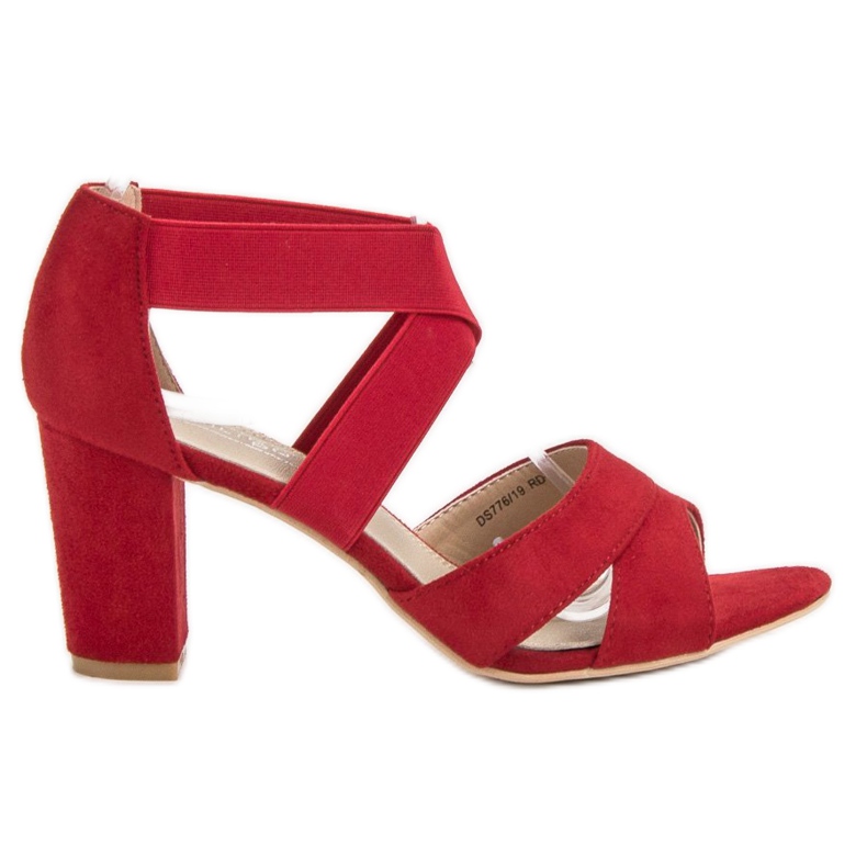 Filippo Sandalias sin cordones rojas rojo