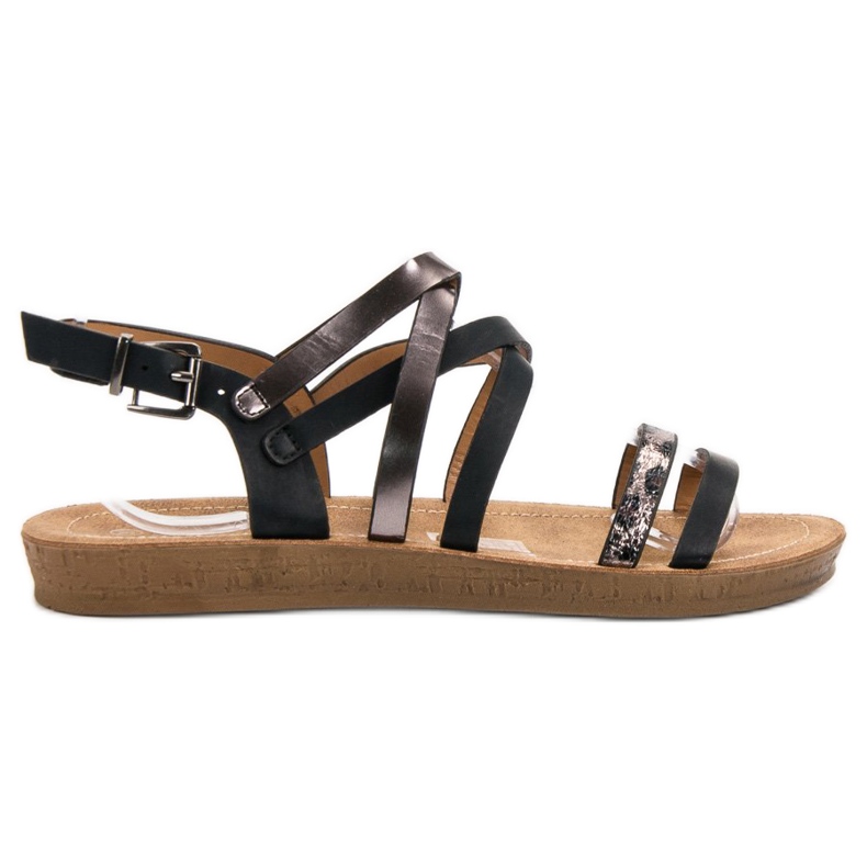 Seastar Sandalias negras de moda negro Seastar Sandalias negras de moda negro