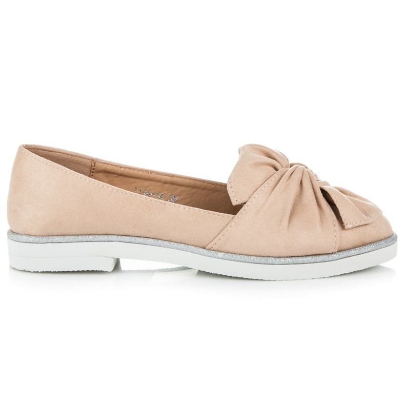 Vices Zapatos de ante con adornos de purpurina marrón