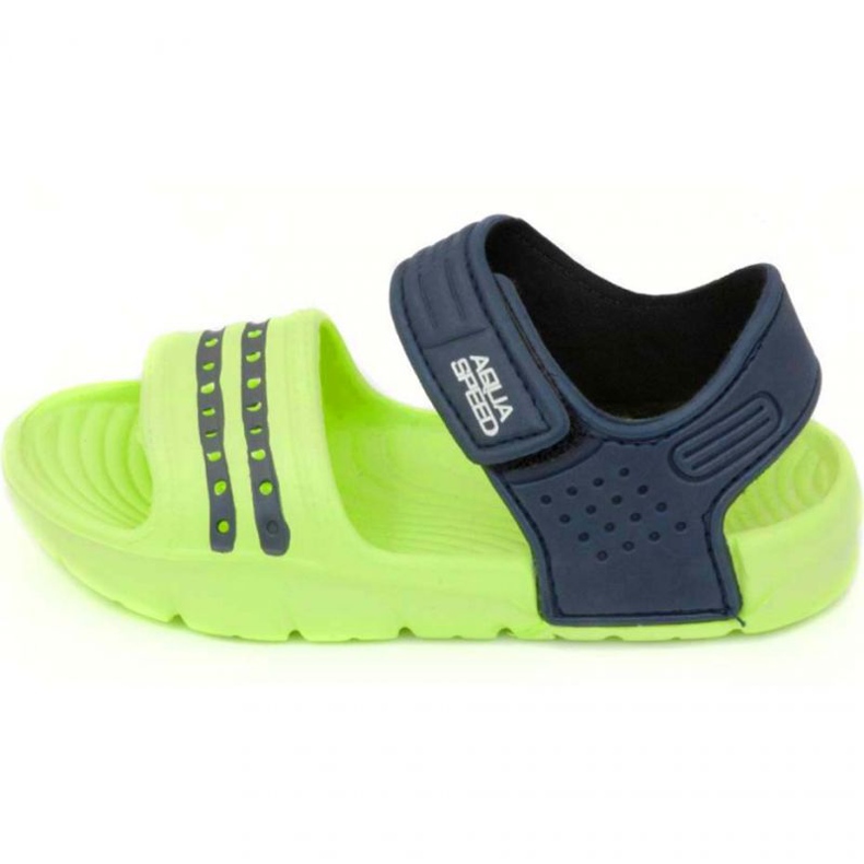 Sandalias Aqua-Speed ​​Noli, verde y azul marino, col.84