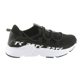 Zapatilla deportiva negra Bartek 55109 plantilla piel blanco negro Zapatilla deportiva negra Bartek 55109 plantilla piel blanco negro