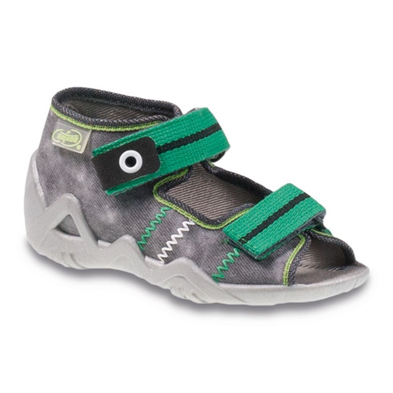 Calzado infantil befado 250P066 gris verde