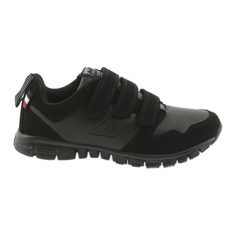 Zapatillas deportivas American Club FH16 Velcro negro