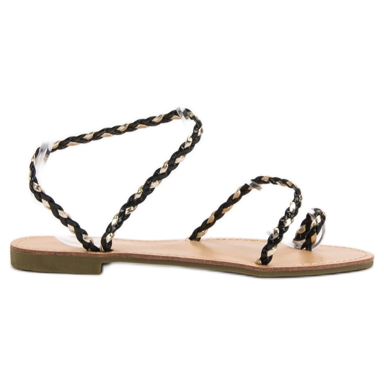 Comer Sandalias sin cordones para mujer negro