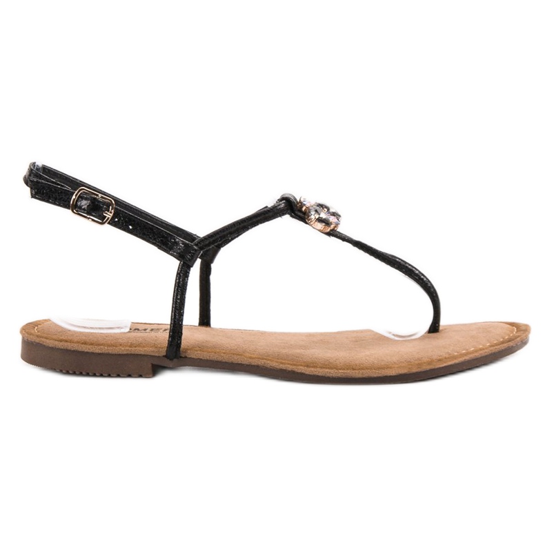 Comer Sandalias chanclas ligeras negro