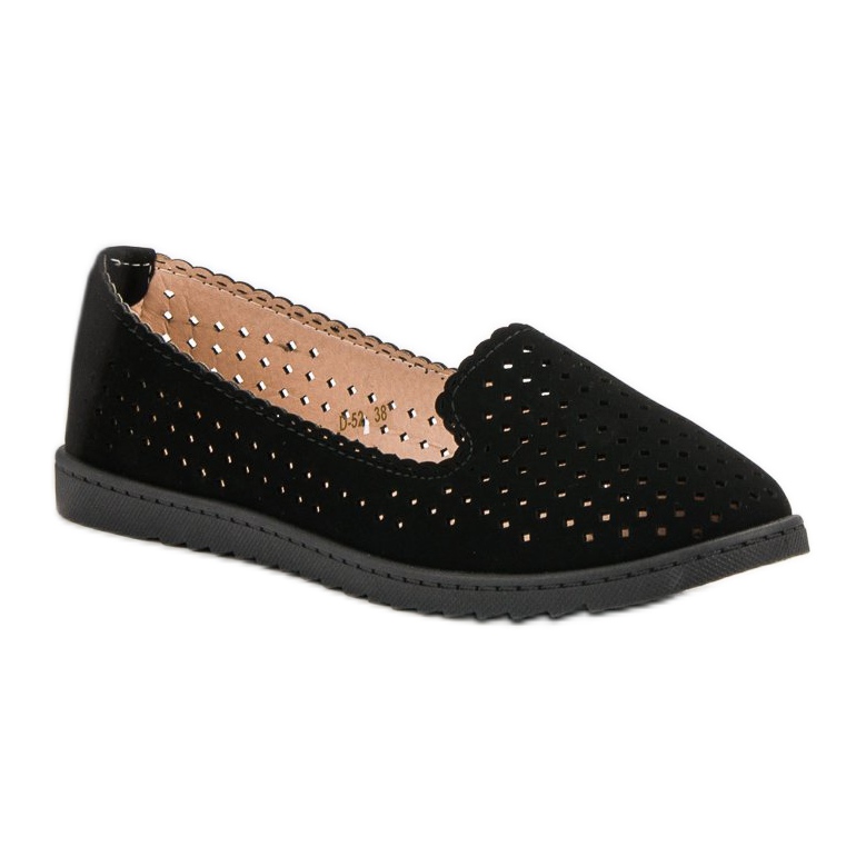 SHELOVET Señores calados negro
