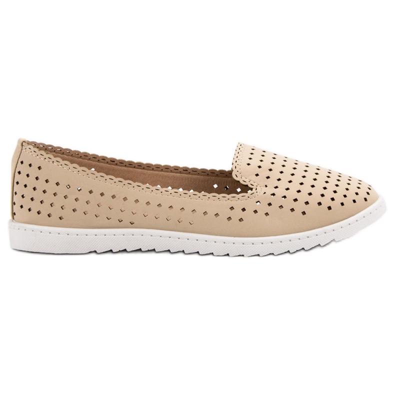 SHELOVET Señores calados beige