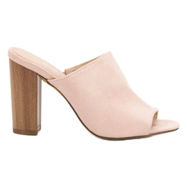 Kayla Sandalias de tacón alto incorporadas rosa