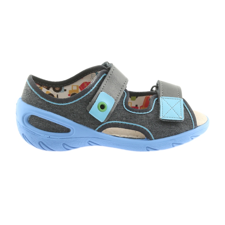 Calzado infantil befado pu 065X125 azul gris