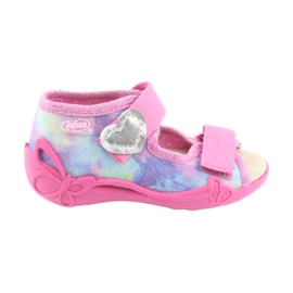 Calzado infantil befado 342P005 arcoiris azul gris amarillo rosa