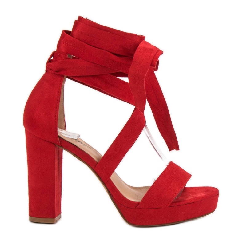 Seastar Sandalias atadas en la plataforma rojo Seastar Sandalias atadas en la plataforma rojo