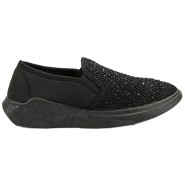 SHELOVET Calzado Textil con Cristales negro SHELOVET Calzado Textil con Cristales negro