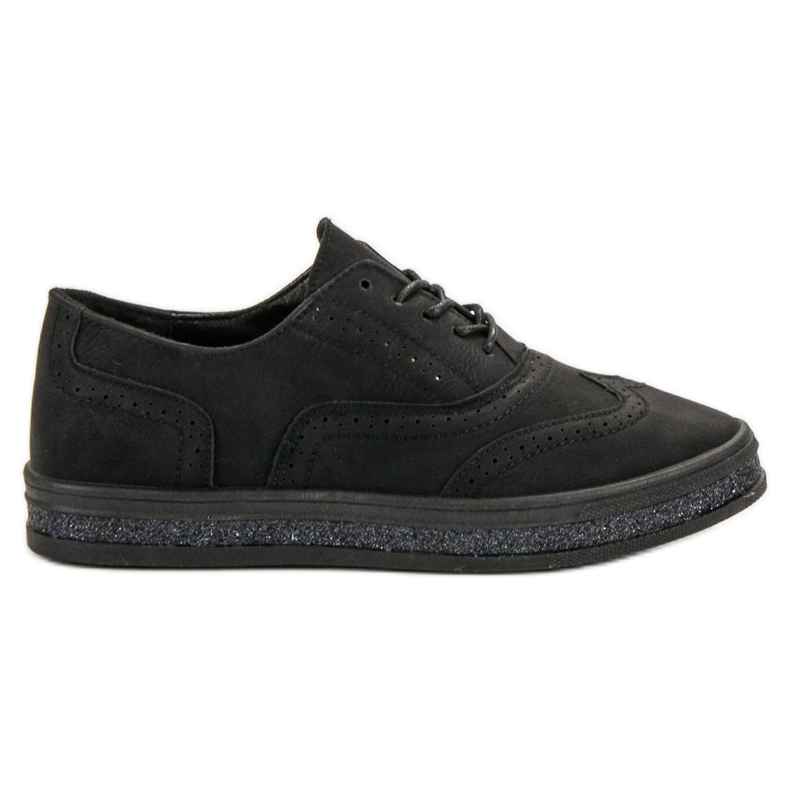 SHELOVET Zapatos brogue negros