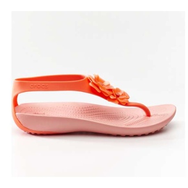 Crocs Serena Embellish Flip W 6PT Melón Coral Brillante multicolor Crocs Serena Embellish Flip W 6PT Melón Coral Brillante multicolor