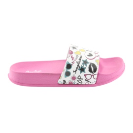 Gafas de sol pantuflas perfiladas American Club rosa blanco negro verde amarillo