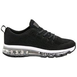 SHELOVET Zapatos deportivos con estilo negro