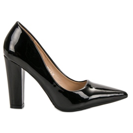 SHELOVET Bombas lacadas negro