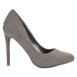 VICES Suede Tacones gris