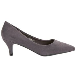 Nio Nio Tacones altos grises bajos Nio Nio Tacones altos grises bajos