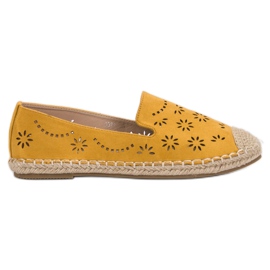 Primavera Señores calados amarillo