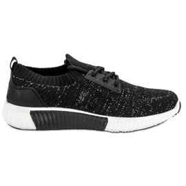 Primavera Zapatos sin cordones negros