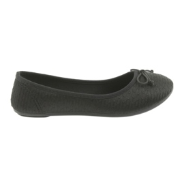 Zapatillas McKey de bailarinas slip-in negras. negro