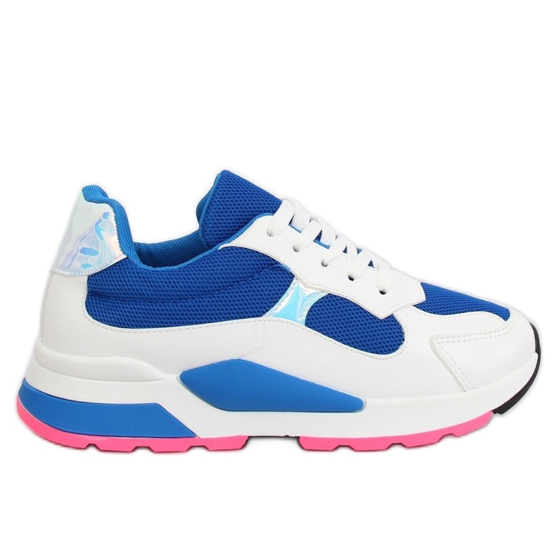 Zapatillas deportivas blancas y azul marino JRX306 AZUL / BLANCO