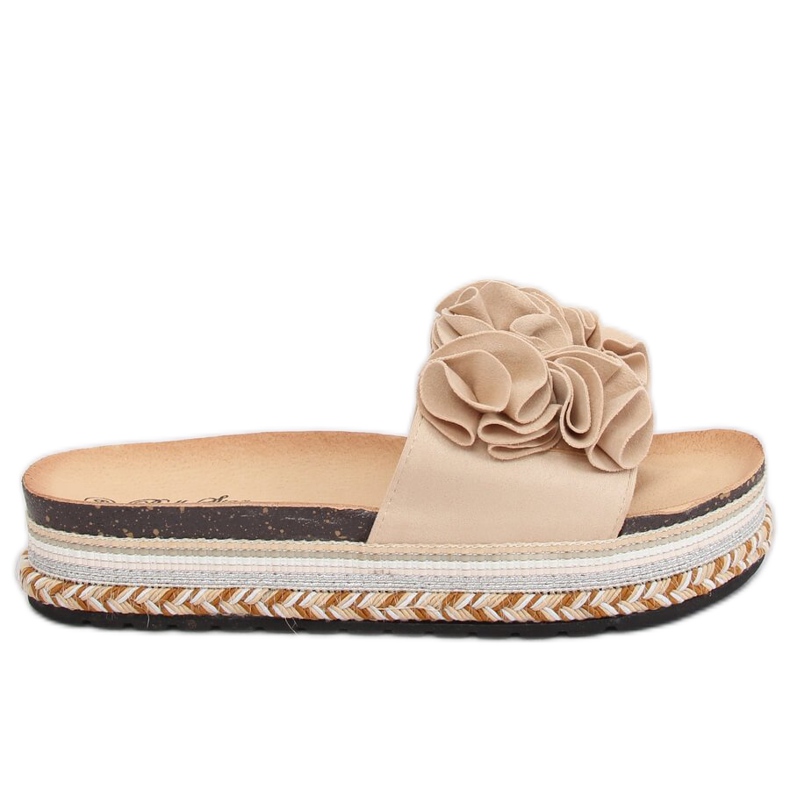 Zapatillas de mujer beige S61 Beige