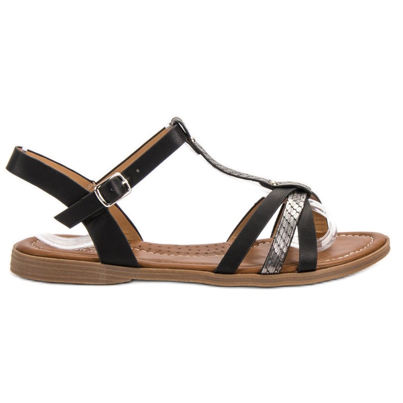 Small Swan Sandalias casuales negro